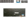  Bàn phím Samsung Notebook 7 Spin NP730QAA 4B+NC403.001_B00 US Phím đen Chữ trắng Đèn & 9Z.NC4BN.A01 NP740U3L NP740U3M (ORG +) 