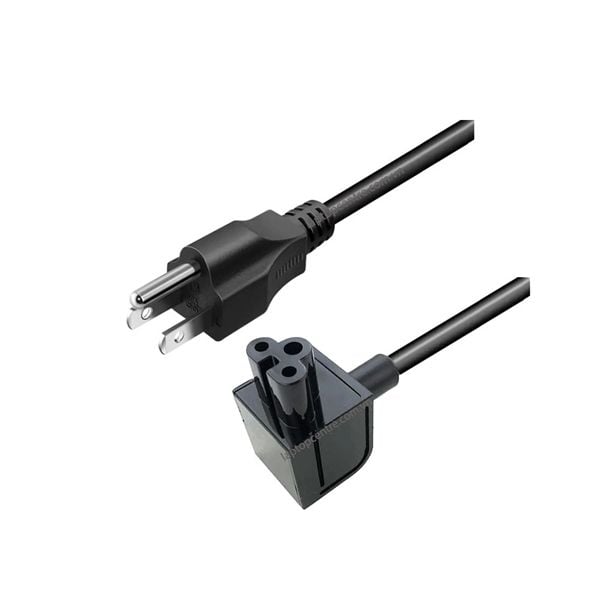  Dây nguồn 3 chân tròn chuẩn C5 (Vuông) US dài 1,8m màu đen dây tròn E55349 LS-18LA 7A 125V~ (rãnh cài ) & 213349-017 401300-117 dùng cho sạc vuông (ORG +) 