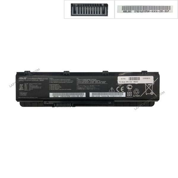  Pin Asus N55 A32 N55 10,8V 56Wh 5200mAh & N45 N75 (ORG +) 