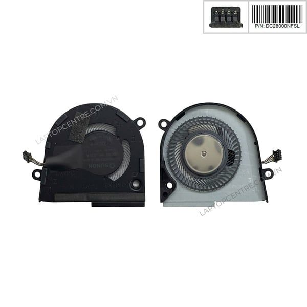  Quạt Dell Latitude 7400 DC28000NFSL 5V 0,8A 4 chân CPU (ORG +) 