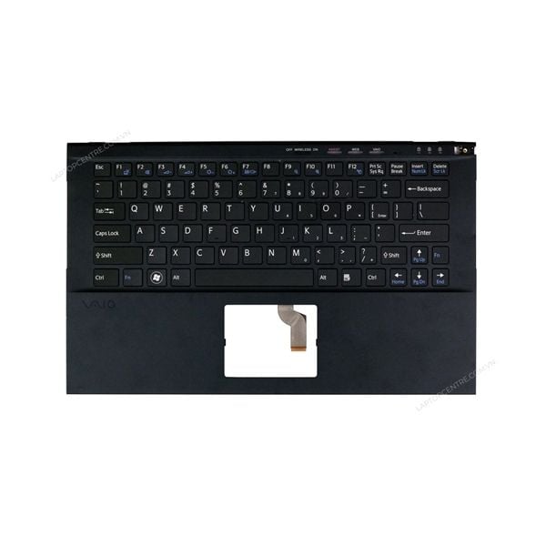  Bàn phím Sony VPC Z2 N860-7832 US Phím đen Chữ trắng Kèm C Ghi Kim loại (HCP -) 