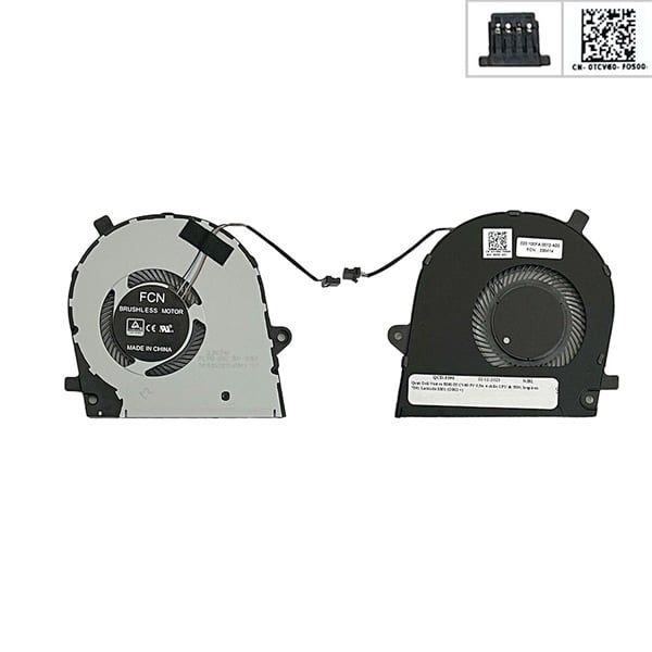  Quạt Dell Vostro 5390 0TCV60 5V 0,5A 4 chân CPU & 5391 Inspiron 7391 Latitude 3301 (ORG +) 