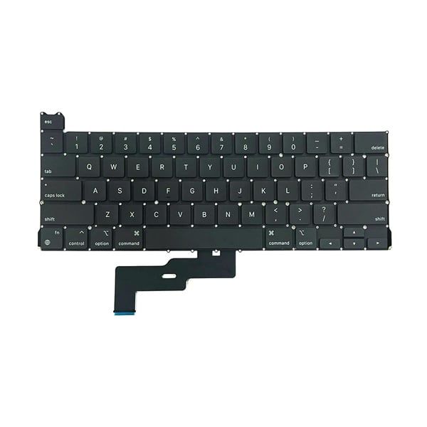  Bàn phím MacBook Pro M1 M2 A2338 B0C8J11W12 US Late 2020 Phím đen Chữ trắng Không khung & A2289 (ORG +) 
