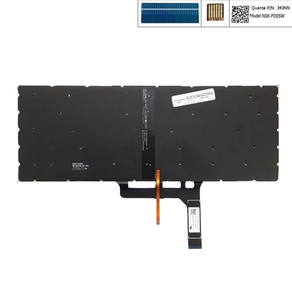  Bàn phím MSI Stealth Gaming GS65 NSK-FD0SW US Phím đen Chữ đỏ Đèn Không khung & GF63 8RC GF63 8RD (ORG +) 