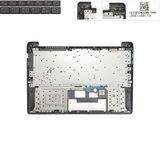  Bàn phím Toshiba Satellite Pro C40H V6507B US Phím đen Chữ trắng Nút nguồn kèm C Xanh đậm Nhựa & C40 C40G C40J (ORG +) 