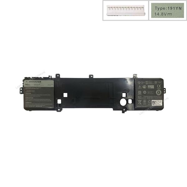  Pin Dell Alienware 15 R1 191YN 14.8V 92Wh (ORG +) 