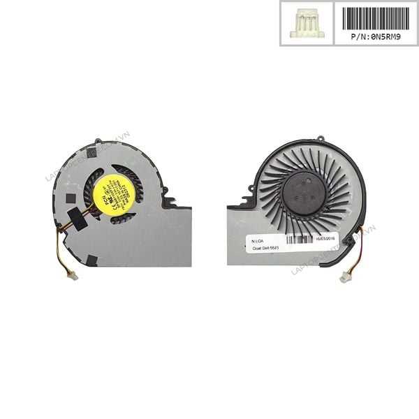  Quạt Dell Inspiron 5523 0N5RM9 5V 0,5A 3 chân CPU (HCP +) 