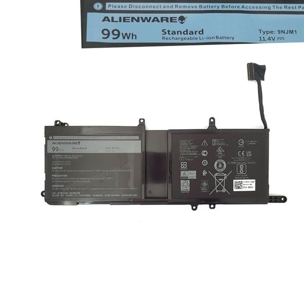  Pin Dell Alienware 15 R3 9NJM1 11.4V 99Wh 8820mAh & 17 R4 (ORG +) 