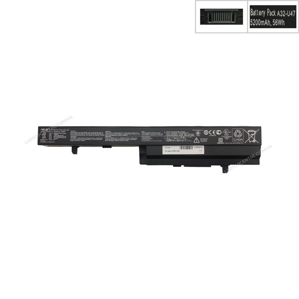 Pin Asus UltraBook U47 A32-U47 10,8V 56Wh 5200mAh (ORG +) 