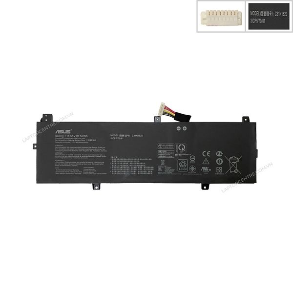  Pin Asus ZenBook P5440U C31N1620 11,55V 50Wh 4335mAh Cắm trong ngược cáp UX430 & P5440F PU404U PU404F PU404UF (ORG +) 