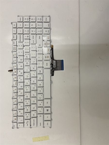 Bàn phím LG Gram 15Z980 Song ngữ Hàn AEW74029821 Phím trắng Chữ đen Đèn  Số Không khung 15ZD980 G 15Z980 H 15Z980 M 15Z980 T 15Z90N 17Z990 (ORG +) 