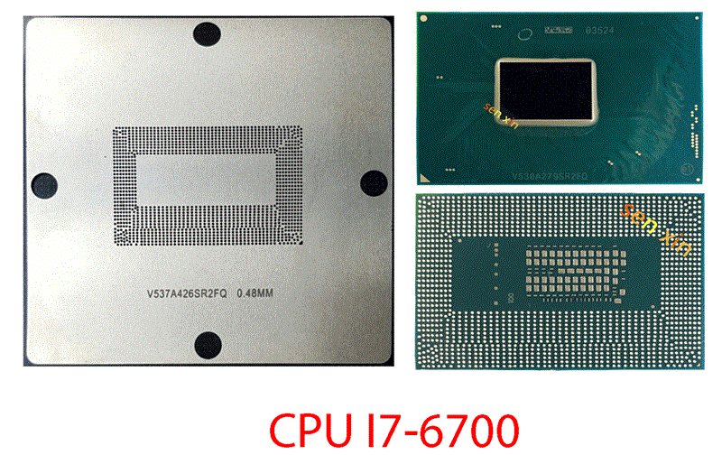  Lưới làm chân chip 8x8 0.48 CPU i7 - 6200 V537A426SR2FQ 