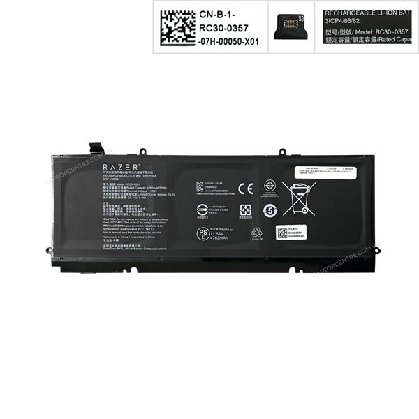  Pin HP Razer Book RZ09 0357 RC30 0357 năm 2021 11.55V 55Wh 4762mAh (ORG +) 