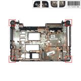  Vỏ D HP ProBook 450 G1 721933-001 Đen Nhựa Đế cao su & 455 G1 (ORG -) 