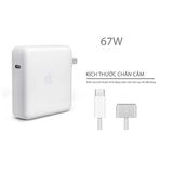  Sạc MacBook 67W kèm cáp USB C sang Magsafe 3 MacBook Pro 14 M3 2023 M2 2023 M1 2021, Macbook Air 15 13 M3 2023 M2 2023 M1 2021. Model A2442 A2458 A2452 A2681 A2779 A2780 (ORG+) 