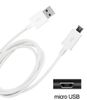  Dây sạc 5V 2A chuẩn Micro USB dây trắng (ORG +) 