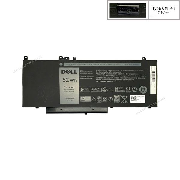  Pin Dell Latitude E5470 6MT4T R0TMP 62Wh & E5570 (ORG +) 