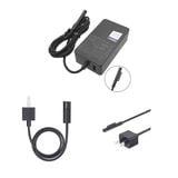  Sạc Surface 65W 15V 4A chân hút hình chữ nhật cổng USB 5V 1A & Surface Pro 3, Surface Laptop 1/2/3/4, Surface Book 1/2, Surface Go 1/2/3, Surface-Laptop Studio Model: 1703 1796 1706 1873 1735 1724 1666 31 (ORG +) 