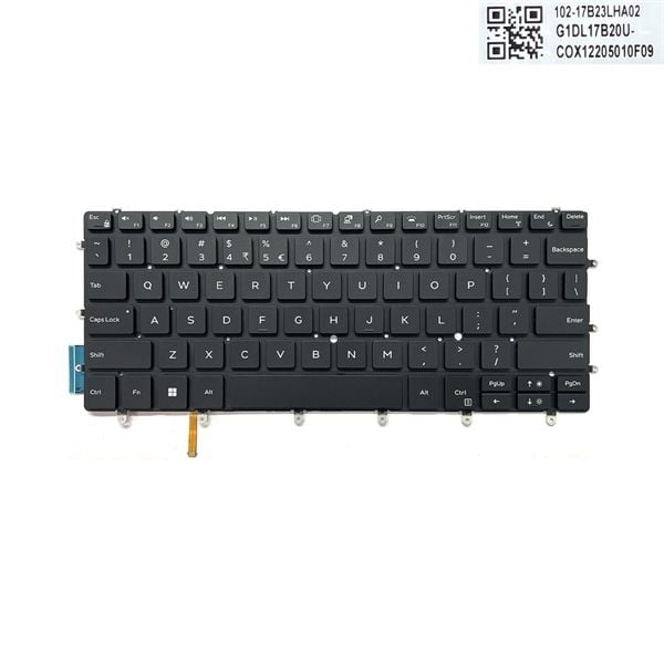  Bàn phím Dell XPS 13 9370 03CM18 US Phím đen Chữ trắng Đèn & 9380 9305 7390 (ORG +) 