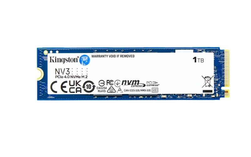  Ổ cứng 1000 GB Kingston NV3 NVMe M.2 2280 PCIe Gen 4 & SNV3S/1000G (ORG +) 