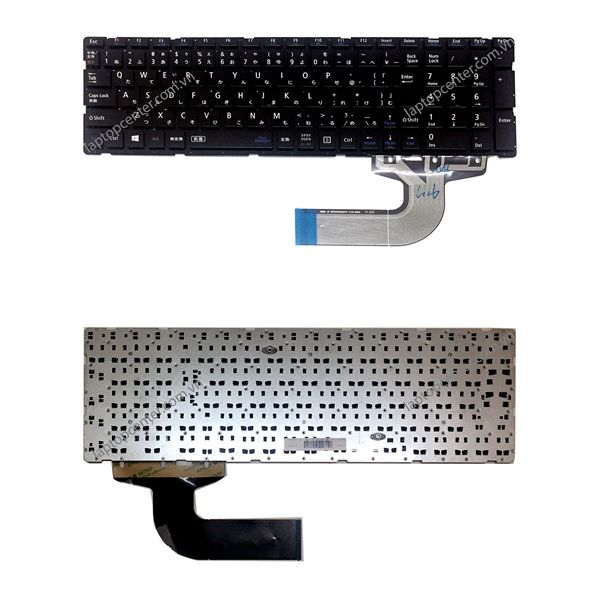  Bàn phím Nec Lavie PC NS150AB Song ngữ Japan Phím đen Chữ trắng 2 ốc Số Không khung & PC NS150AR (ORG +) 