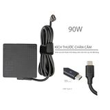  Sạc Asus 90W 4.5A 20V chân Usb C hình vuông,bề mặt lưới & ZenBook Vivobook S 14 14X 16X K3502Z K3402X UX3404V UX5400Z UX5401ZAS, ExpertBook B5602CBA B5602FBN M5602QA M5602RA M3402QA M3402RA N3502ZA S3402ZA S3502RA S3502ZA 200922-11 ADP-90RE B (ORG +) 