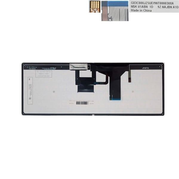  Bàn phím Toshiba Portege Z30B UI Phím đen Chữ trắng Đèn Cáp dài Kèm khung Chuột & Z30A R645 (ORG +) 
