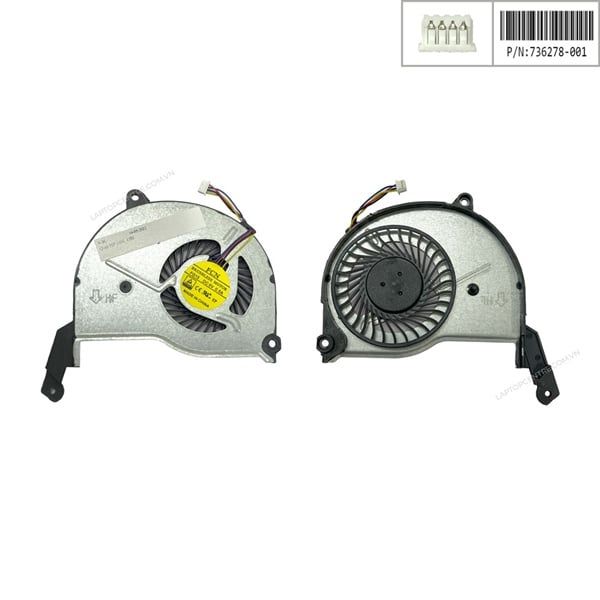  Quạt HP Pavilion 14N 736278-001 5V 0,5A 4 chân CPU & 15N 15F (ORG +) 
