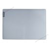 Vỏ A Lenovo IdeaPad L340 15IRH 5CB0S16747 Bạc Nhựa Vân bóng Logo đen & L340 15IWL L340 15API (ORG +)