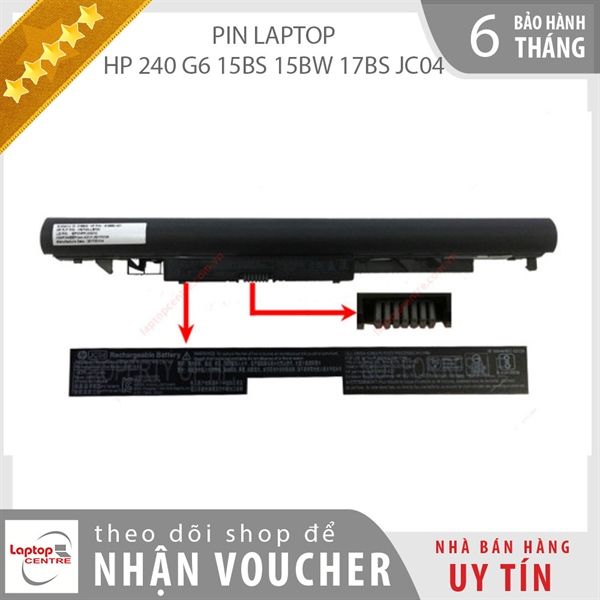  Pin HP 15BS JC04 41.6W 14.6V & 15BW 250 255 240-G6 (ORG +) 