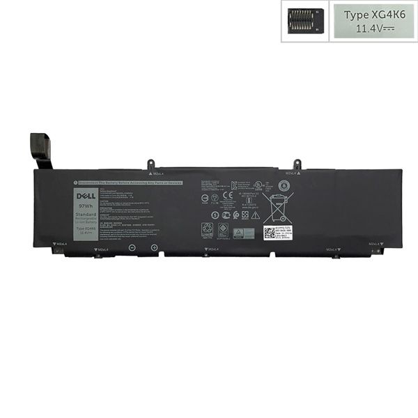  Pin Dell XPS 17 9700 XG4K6 001RR3 0F8CPG 05XJ6R 11,4V 8071mAh 97Wh & 9710 9720 9730 Precision 5750 5760 5770 (ORG +) 