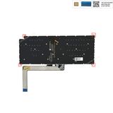  Bàn phím Acer Swift SF314 512 6B.K7FN2.001 102-021A3LHA02 US Phím bạc Chữ đen Xuyên Đèn (ORG +) 