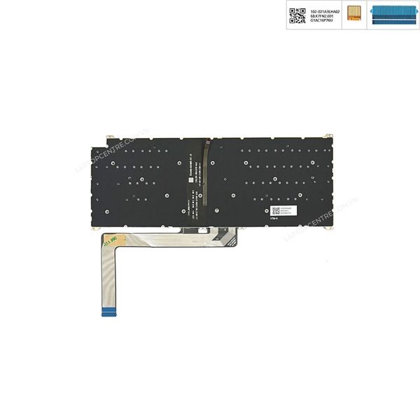 Bàn phím Acer Swift SF314 512 6B.K7FN2.001 102-021A3LHA02 US Phím đen Chữ trắng Đèn (ORG +) 