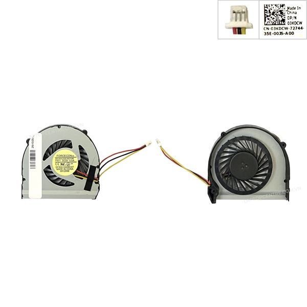  Quạt Dell Inspiron 5423 03KDCW 5V 0,4A 3 chân CPU & 14Z 5423 (HCP +) 