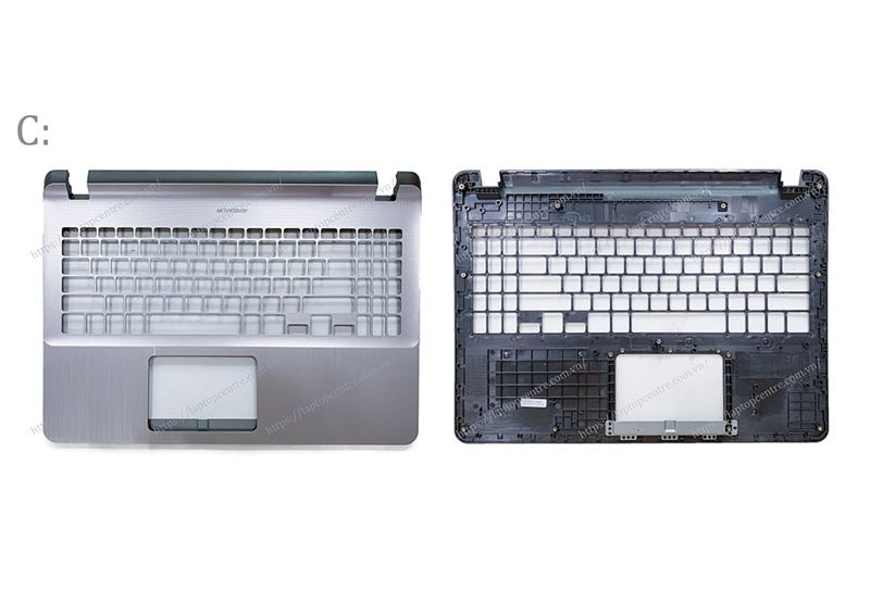  Vỏ C Asus VivoBook X507 US Ghi Nhựa Vân sần & F507 (ORG +) 