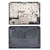  Vỏ D Asus TUF Gaming FA506 3CBKXBAJN50 Đen Nhựa Đế cao su & A15 FA506IU FX506L (ORG +) 