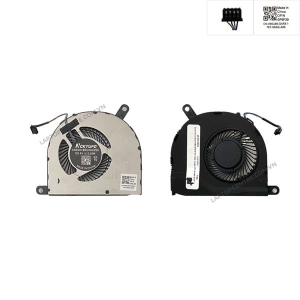  Quạt Dell Latitude 5480 0P5F39 5V 2,25A 4 chân CPU & 5490 (HCP +) 