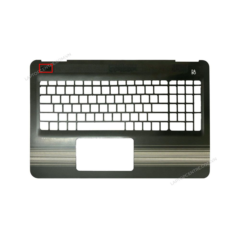  Vỏ C HP Pavilion 15 AU 856028-031 US Đen Nhựa Vân kẻ vàng (ORG +) 