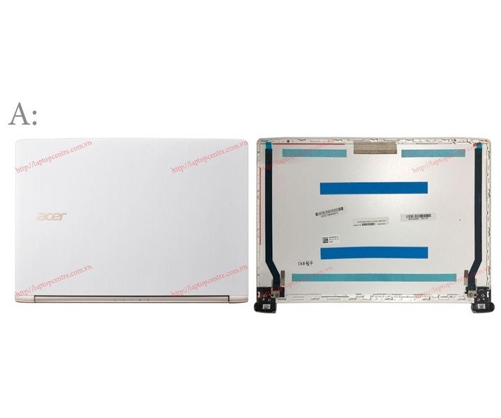  Vỏ A Acer Swift SF514 51 60.GLEN2.001 Trắng Kim loại Vân kẻ dọc (ORG +) 