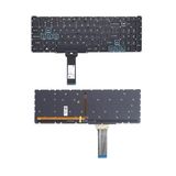  Bàn phím Acer Nitro AN515 54 4B+NJTP03.021 US Phím đen Chữ xanh dương Đèn RGB Cáp 28 chân Số & AN715 51 (ORG >) 