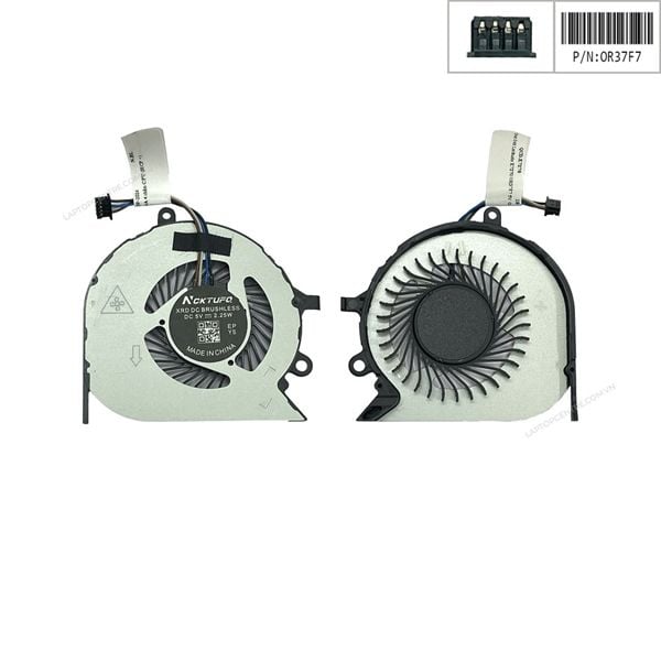  Quạt Dell Latitude E7270 0R37F7 5V 0,4A 4 chân CPU (HCP +) 