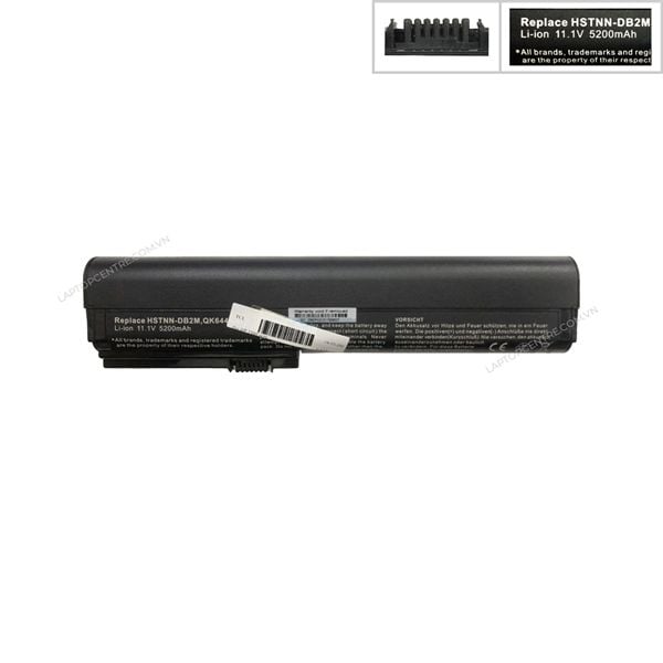  Pin HP 2560 HSTNN-DB2M 11,1V 52Wh 5200mAh (HCP +) 