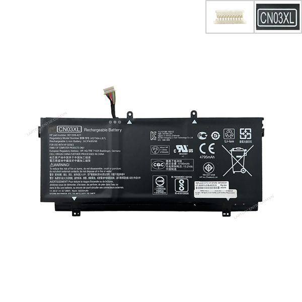  Pin HP Spectre 13 AC CN03XL 11,55V 57,9Wh 4795mAh 6cell & 13 AW (ORG +) 