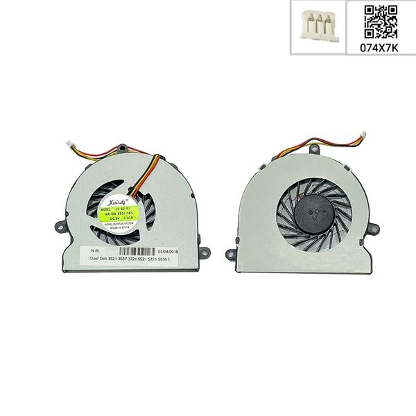  Quạt Dell Inspiron 3521 074X7K 5V 0,4A 3 chân CPU & 3537 3721 5521 5721 5535 5537 (HCP +) 