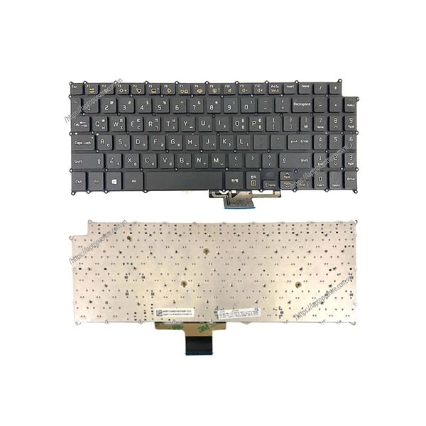 Bàn phím LG Ultrabook 15Z970 A.AS7U1 Song ngữ Korea Phím đen Chữ trắng Số Không khung & 15Z970 A.AS5U1 15Z970 G 15Z970 G.A6BB 15Z970 G.A75C 15Z970 G.A76C (ORG +) 