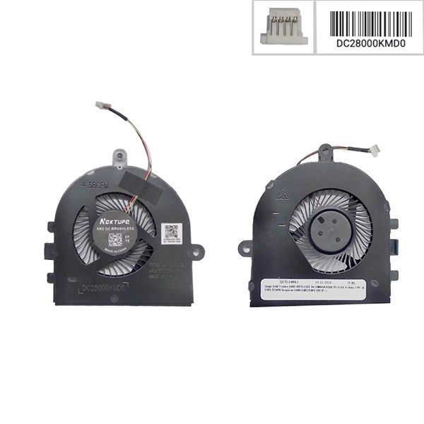  Quạt Dell Vostro 3480 0WYGK2 DC28000KMD0 5V 0,5A 4 chân CPU & 3481 E3490 Inspiron 3480 3482 5493 (HCP +) 