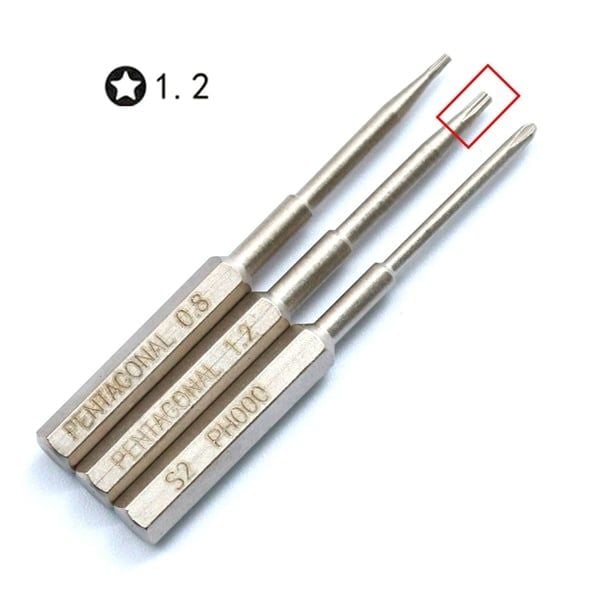  Đầu Tô vít hoa thị 5 cánh 1.2 Pentagonal 