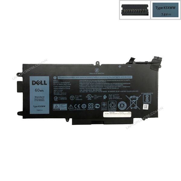  Pin Dell Latitude E7389 K5XWW 7,6V 60Wh 7895mAh 9cell & E5289 (ORG +) 