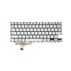  Bàn phím Samsung Galaxy Book Flex Alpha NP730QCJ BA5904456A US Phím bạc Chữ đen Đèn Không khung & NP730QDA (ORG +) 