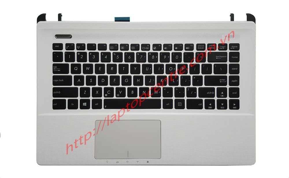  Bàn phím Asus K45 US Phím đen Chữ trắng Không ốc Viền dày & U46 U32 (OEM +) 